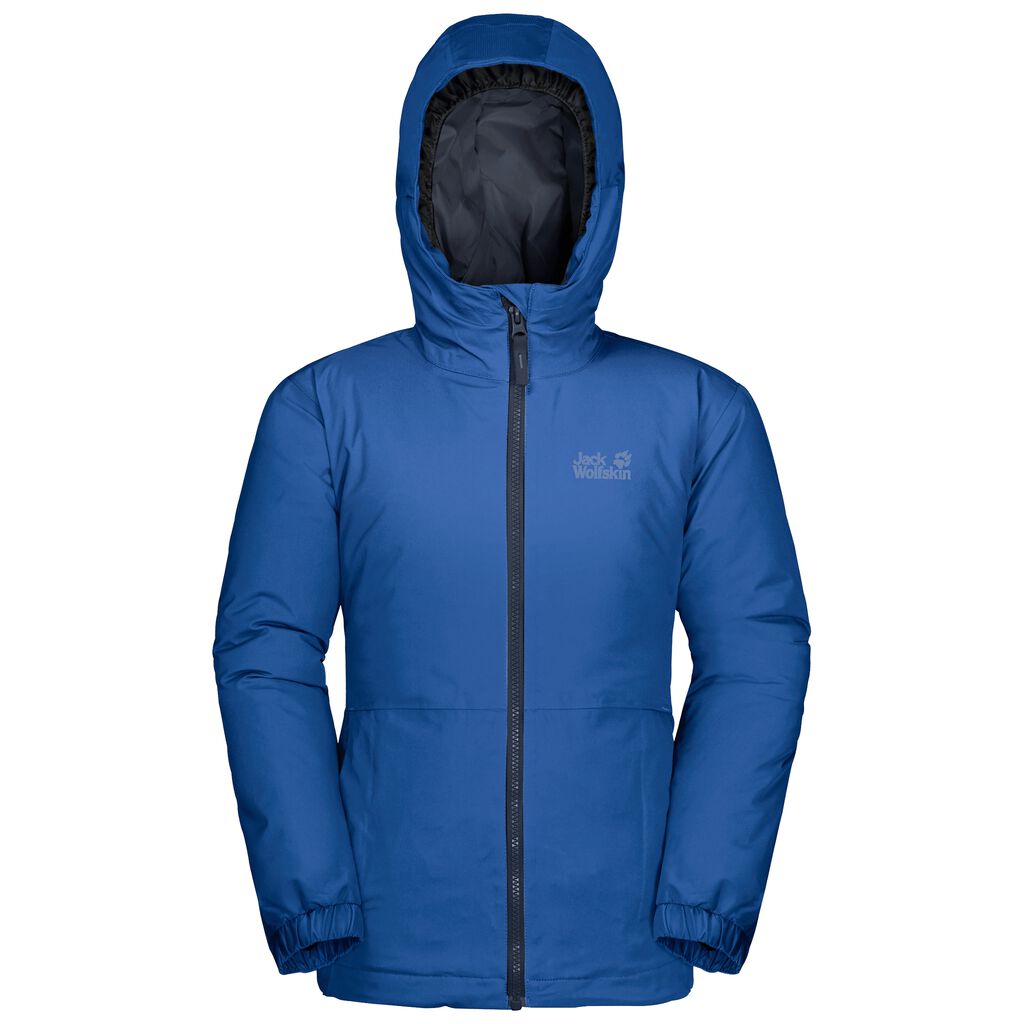 Jack Wolfskin ARGON STORM Gyerek Vízálló Kabát Kék - FGBZPS-621